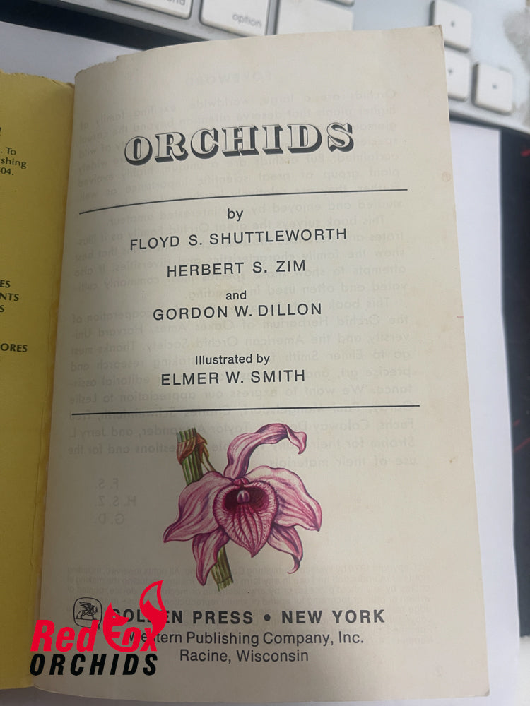 ORCHIDS: A GOLDEN GUIDE by FLOYD S. SHUTTLEWORTH PAPERBACK