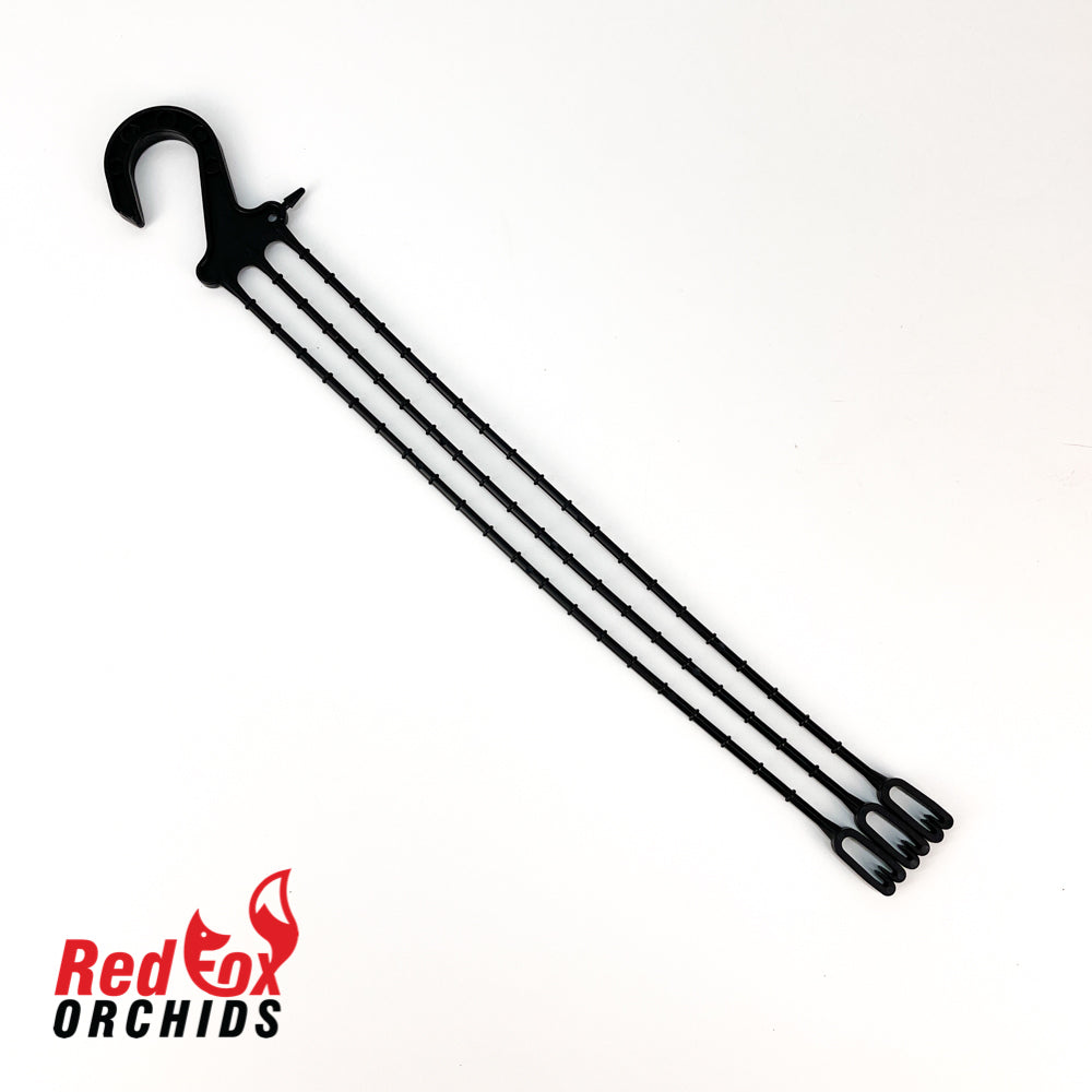 Plastic Hanger - 3 Clasps 430mm