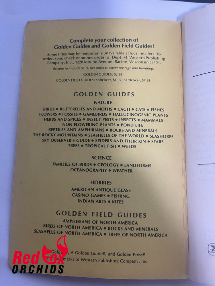 ORCHIDS: A GOLDEN GUIDE by FLOYD S. SHUTTLEWORTH PAPERBACK