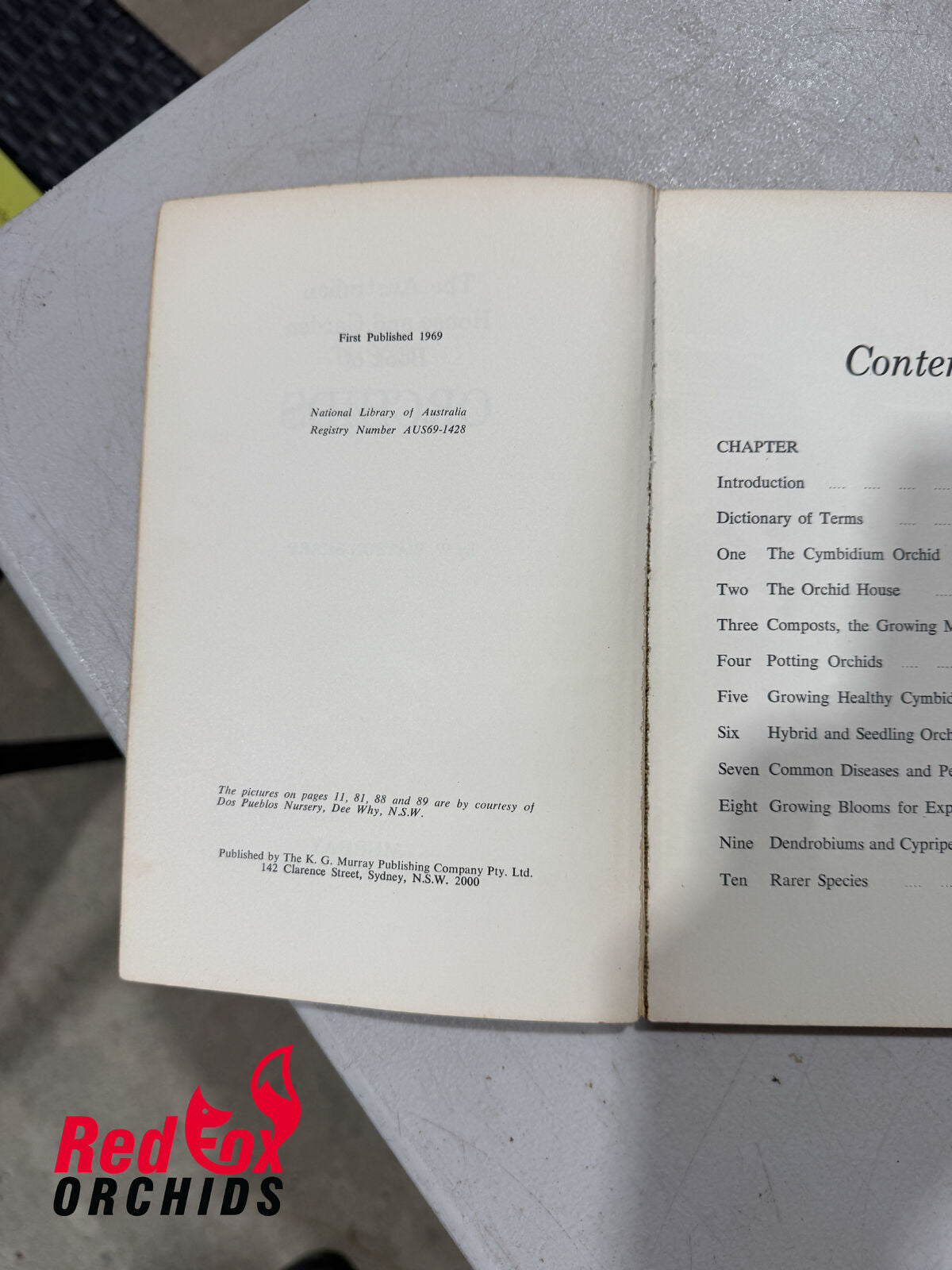 The Australian House and Garden Book of Orchids by W. Watson Sharp